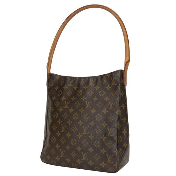 LOUIS VUITTON Brown Monogram Leather Looping GM Shoulder Bag - Picture 2 of 11